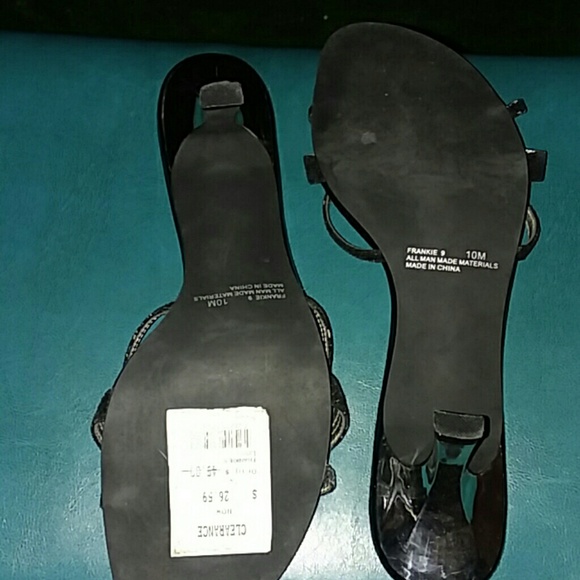 AUTH RAMPAGE FRANKIE 9 HEALS*AS 10*BLK SPARKLE* - Picture 3 of 8